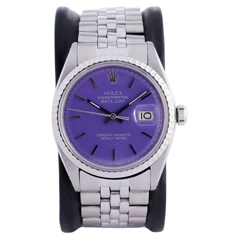 purple faced rolex|automatic rolex purple face.